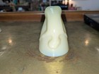 Vintage 1930s Mckee Bottoms Up Shot Glass Seville Yellow Custard Slag Pat 77725