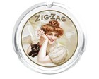 Zig-zag Ashtray Vintage Glass - Handcrafted Clear Glass Ashtray - Rolling Papers