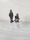 Ricker Bartlett Rb 89 Fireman Pewter Figurine Handcrafted Usa Two Signed