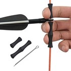 Ergonomic Bow String Finger Guards - 2 In 1 Nocking Point Solution For Archers