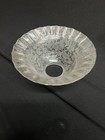 Antique Etched Victorian Frosted Gas Shade  2 1 4in Fitter  476