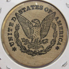 Vintage San Jose  Ca Coin Shop Wooden Nickel -  2 Token California