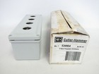 New Cutler Hammer 4 Hole Polyester Pushbutton Enclosure E34n54 Ser A1  