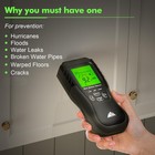 Volcanoes Club Moisture Meter For Wood Walls - Accurate Digital Deep-black