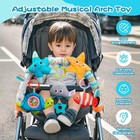 Musical Bassinet Stroller Crib Mobile Toy For Baby 0-6-12 Months  Infant Clip   