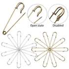 10pcs Safety Pins Large Heavy Duty Safety Pin 2 8inch Blanket Stainless Steel
