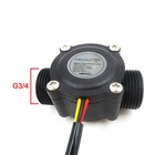 3 4  Water Flow Sensor Food-switch Hall Effect Flowmeter Fluid Meter Counter    