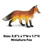 Safari Ltd Fox Figurine Collectible Woodland Animal Kids Toy Figure 273729 New