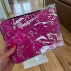 Boho Ranch - Nwt - Pink  silver Genuine Cowhide Patch Travel Wallet Clutch - T3