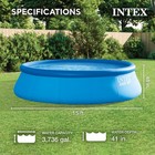 Intex 15  X 48  Inflatable Easy Set Above Ground Swimming Pool W  Ladder   Pump
