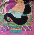 Disney Aladdin Princess Jasmine Purple Bath beach Towel With Jasmine Graphic