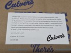 Culvers Card Lot Of 4  40 Value     more Inside  Mcdonalds Burger King Kfc