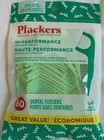 4 X 60 Pcs   240 Total    Plackers - Mint  Dental Flossers Floss Pick Sticks New