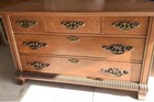 Antique Oak Drawer Chest  Victorian Tiger Oak  Wait   Barnes Furniture Michigan