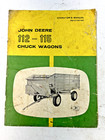 Jd 112   115 Chuck Wagons  Model  ss  Grain Drill  And Binder Operator Manuals