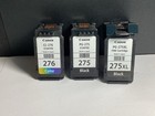 276 275 Empty Cannon Ink Cartridges Lot Of Three