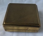 1950s Men s Jewelry Vanity Tray Brass Art Deco Era Foldable Storage Box