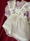 Pleasant Company American Girl Samantha Birthday Dress   Pinafore 96 Pink Stripe