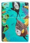 Zippo Windproof Sea Turtle   Fish Lighter  Glows In The Dark  49819  New In Box