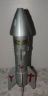Vintage 1957 Astro Mfg Mechanical Rocket Space Ship Coin Bank Parts Restoration