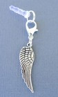 Angel Wing Cell Phone Charm Anti Dust Proof Plug Ear Cap Jack S74