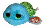 Ty Beanie Boos Cara The Turtle Sea World Exclusive 6  New Mwmt Plush Stuffed Toy