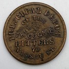 Civil War Token Store Card S  Steinfeld Cognac Nassau St  Ny-630bu-2a Copper Usa