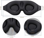 2 6 Pack Travel 3d Eye Mask Sleep Soft Padded Shade Cover Rest Relax Blindfold