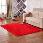 Cozy Shaggy Area Rugs Floor Rug Bedroom Carpet Fluffy Mat  Red   31 5x47 24 Inch