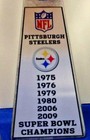 15  Lombardi Style Super Bowl Trophy Pittsburgh Steelers Silver Tone  Resin