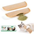 2-pack Cat Toys With 6000mg Organic Catnip - Soft Sisal Kicker   Scratching Fun