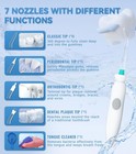 Water Dental Flosser For Teeth Cleaning With 1000ml Large Capacity And Uv Sto   