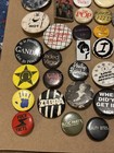 Vintage Rock Bands Groups Music Pin Set 80 s Pinback Buttons Lot Of 63 Movie