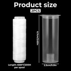 2 Pcs Fishing Thread Bait Elastic 0 2 Mm Length Clear Fishing String Nylon Elast