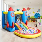 Kids Inflatable Bounce House Castle W  Slide Ball Pit Jumping Bouncer   Blower