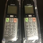 Panasonic Cordless Phone Answering Machine Kx-tgu432b 2-handset Black