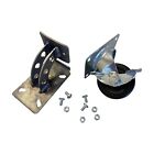 Uds Wheel Kit For 55 Gallon Uds Ugly Drum Smoker 3  Casters Brackets Heavy Duty