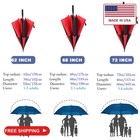 Baraida 54 62 68 72 Inch Large Golf Umbrella Windproof Auto Open For Rain
