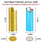 Vintage Metal Cigarette Case With J6 Lighter Metal Case  Holds 12pcs 100mm Cigar