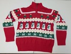 The Children s Place 1 4 Zip Christmas Fair Isle Snowman Cotton Sweater 7-8
