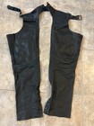 Womens Leather Motorcycle Chaps Large