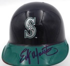 Edgar Martinez Autographed Seattle Mariners Mini Batting Helmet Mcs Holo  87228
