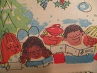 1968 Philadelphia Sunday Bulletin    christmas Carols      Nicely Illustrated Comic 
