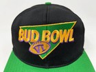 Vintage Bud Bowl Vi Hat 90s Budweiser Snapback Cap Nfl Beer H16