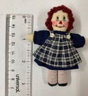 World Of Miniature Bears  By Theresa Yang Rag Doll Set  5900-bl 3 25  Hand Made