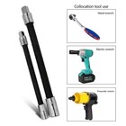 Flexible Socket Wrench Extension Bendable Impact Extension Wrench 1 4 3 8 Or 1 2