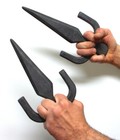 Training Knife Trainer Polypropylene Double Daggers Fma Silat Trisula Sai