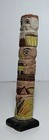 Antique Northwest Coast Carved Painted Wood Totem Pole