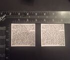 2  two  X Non-kosher Mezuzah Parchment  Mezuza Scroll hebrew Klaf   2 5  X 2 7 
