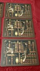 Vintage Set Of 6 Charles Wysocki Frederick The Literate Cat Placemats Pimpernel